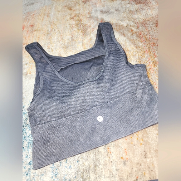 Harmony & Balance Stonewashed Gray Ribbed Set - Picture 3 of 14